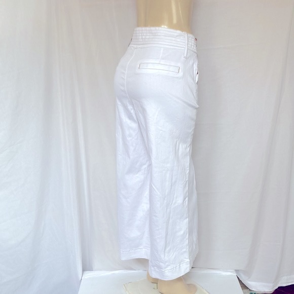 INC International Concepts Wide Leg Pants Size 16R White Color Belted NWT - Picture 5 of 8